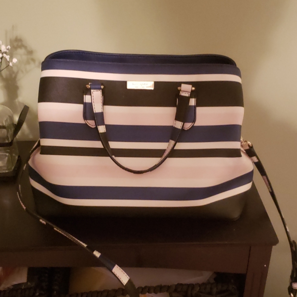 Kate Spade striped handbag